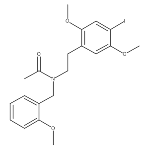 N-(4-iodo-2,5-dimethoxyphenethyl)-N-(2-methoxybenzyl)acetamide结构式