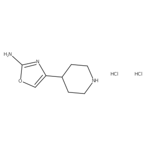 4-(Piperidin-4-yl)-1,3-oxazol-2-amine dihydrochloride Structure