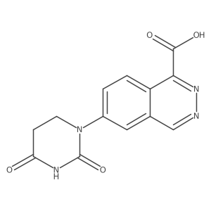 6-(2,4-Dioxo-1,3-diazinan-1-yl)phthalazine-1-carboxylic acid Structure