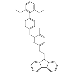 Fmoc-4-(2,6-dimethoxyphenyl)-L-phenylalanine结构式