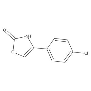 4-(4-Chlorophenyl)-2,3-dihydro-1,3-oxazol-2-one Structure