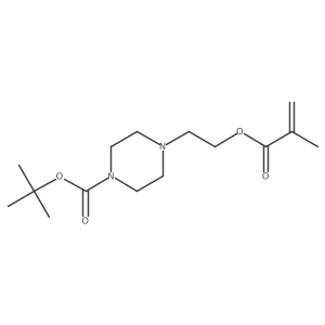 2-(4-Boc-1-piperazinyl)ethyl Methacrylate结构式