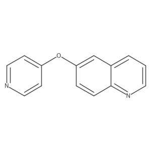 6-(Pyridin-4-yloxy)quinoline结构式