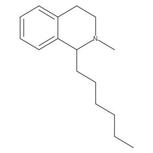 Isoquinoline, 1-hexyl-1,2,3,4-tetrahydro-2-methyl-结构式