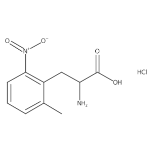 2-Methyl-6-nitrophenylalanine hydrochloride结构式