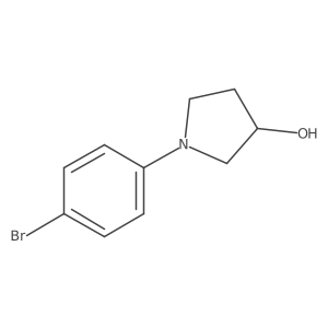(R)-1-(4-bromophenyl)pyrrolidin-3-ol Structure
