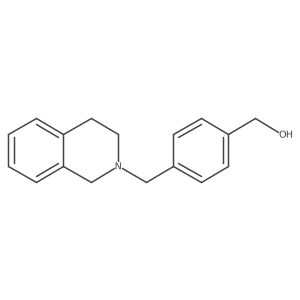 (4-(3,4-dihydro-1H-isoquinolin-2-ylmethyl)phenyl)methanol结构式