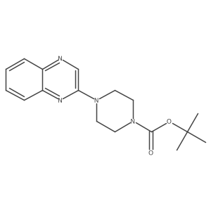 tert-Butyl 4-(quinoxalin-2-yl)piperazine-1-carboxylate Structure