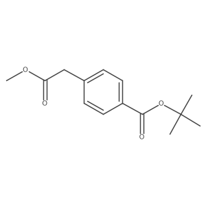 Tert-butyl 4-((methoxycarbonyl)methyl)benzoate Structure