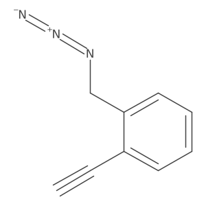 1-(Azidomethyl)-2-ethynylbenzene Structure