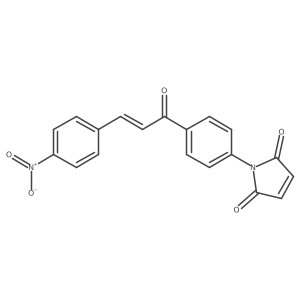 1-{4-[(2E)-3-(4-Nitrophenyl)prop-2-enoyl]phenyl}-1H-pyrrole-2,5-dione Structure