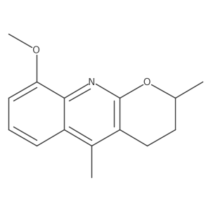 9-Methoxy-2,5-dimethyl-3,4-dihydro-2H-pyrano[2,3-b]quinoline Structure
