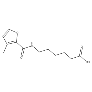 6-(3-Methylfuran-2-carboxamido)hexanoic acid Structure