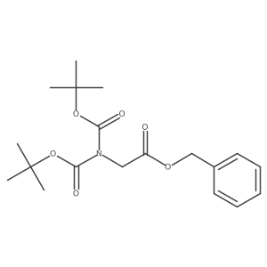 Benzyl N,N-DI-boc-glycinate Structure