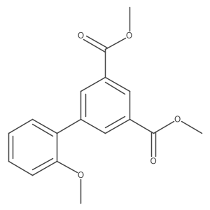 Dimethyl 2'-methoxybiphenyl-3,5-dicarboxylate Structure