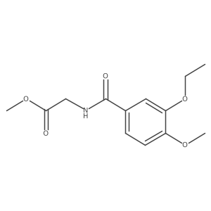 CCOc1cc(C(=O)NCC(=O)OC)ccc1OC结构式