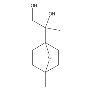 1,2-Propanediol, 2-(4-methyl-7-oxabicyclo[2.2.1]hept-1-yl)-, (+)- Structure