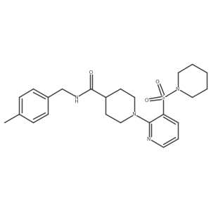 1-(2-fluorobenzoyl)-3-methyl-N-(2-methylbenzyl)piperidine-3-carboxamide Structure