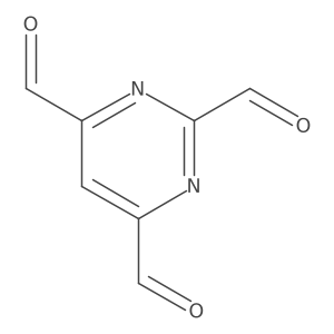 Pyrimidine-2,4,6-tricarbaldehyde结构式