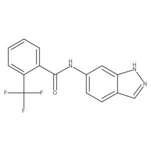 N-(1H-indazol-6-yl)-2-(trifluoromethyl)benzamide Structure