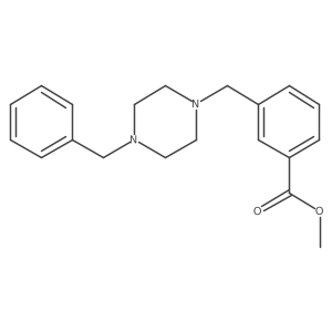 Methyl 3-[(4-benzylpiperazin-1-yl)methyl]benzoate Structure