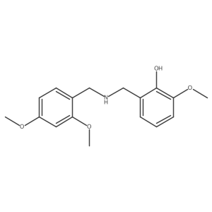 2-{[(2,4-Dimethoxybenzyl)amino]methyl}-6-methoxyphenol Structure
