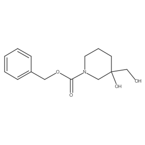 Benzyl 3-hydroxy-3-(hydroxymethyl)piperidine-1-carboxylate Structure