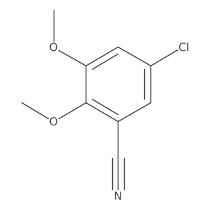 5-Chloro-2,3-dimethoxybenzonitrile Structure