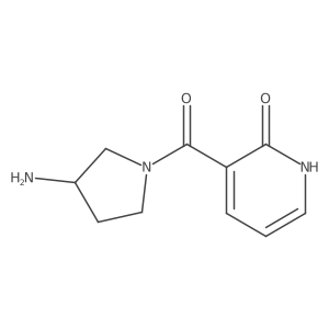 3-(3-Aminopyrrolidine-1-carbonyl)pyridin-2-ol Structure