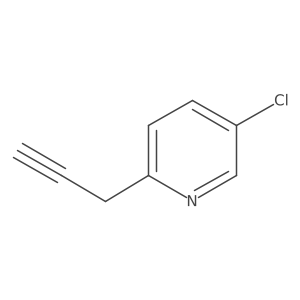 5-Chloro-2-(prop-2-YN-1-YL)pyridine Structure