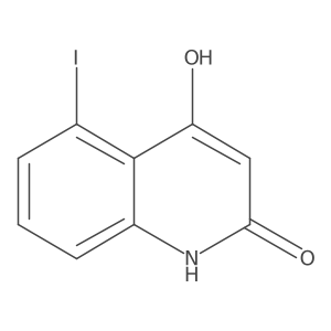 4-Hydroxy-5-iodoquinolin-2(1H)-one Structure