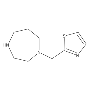 2-((1,4-Diazepan-1-yl)methyl)thiazole Structure