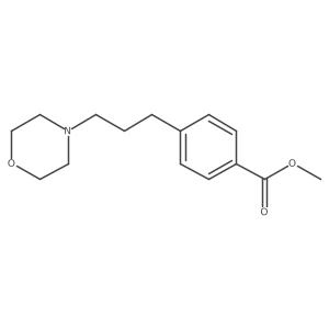 4-[3-(4-Morpholinyl)propyl]benzoic acid methyl ester结构式