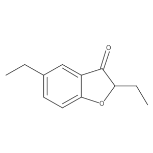 2,5-Diethyl-2,3-dihydro-1-benzofuran-3-one Structure