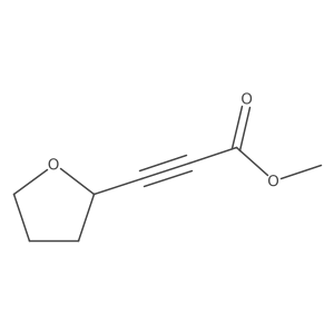 Methyl 3-(oxolan-2-yl)prop-2-ynoate结构式