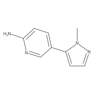 5-(1-Methyl-1h-pyrazol-5-yl)-2-pyridinamine Structure