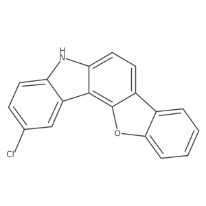 2-chloro-5H-[1]benzofuro[3,2-c]carbazole结构式