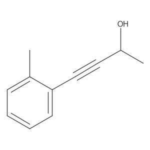 4-(2-Methylphenyl)-3-butyn-2-ol结构式