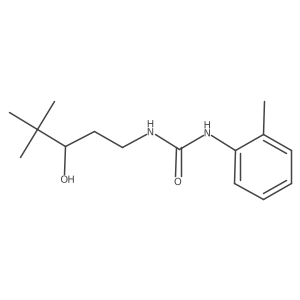 1-(3-Hydroxy-4,4-dimethylpentyl)-3-(o-tolyl)urea Structure