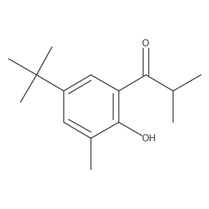 1-(5-(Tert-butyl)-2-hydroxy-3-methylphenyl)-2-methylpropan-1-one Structure