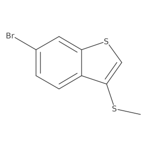 6-Bromo-3-(methylthio)benzo[B]thiophene结构式