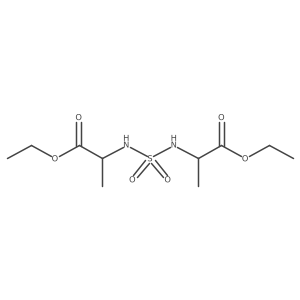 D-Alanine, N,Na(2)-sulfonylbis-, diethyl ester Structure