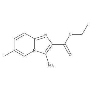 Ethyl 3-amino-6-fluoroimidazo[1,2-A]pyridine-2-carboxylate Structure