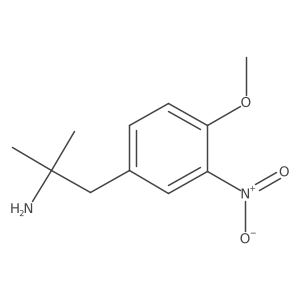 1-(4-Methoxy-3-nitrophenyl)-2-methylpropan-2-amine Structure