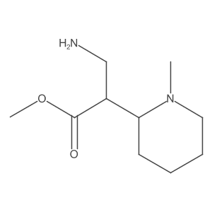 Methyl 3-amino-2-(1-methylpiperidin-2-yl)propanoate Structure