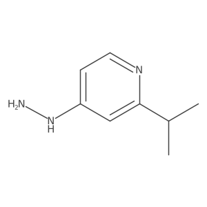 4-Hydrazinyl-2-isopropylpyridine Structure