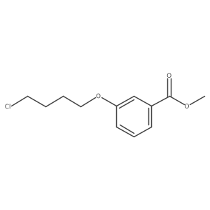 Methyl 3-(4-chlorobutoxy)benzoate结构式
