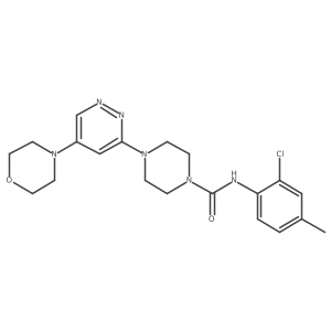 N-(2-chloro-4-methylphenyl)-4-(5-morpholinopyridazin-3-yl)piperazine-1-carboxamide Structure