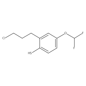 2-(3-Chloropropyl)-4-(difluoromethoxy)thiophenol Structure
