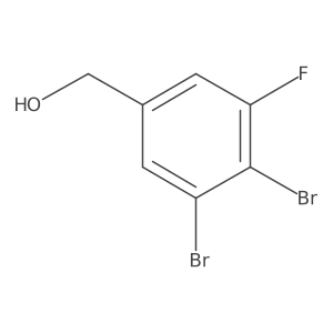 3,4-Dibromo-5-fluorobenzyl alcohol结构式